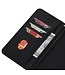 Zwart Pasjeshouder Bookcase Hoesje voor de Samsung Galaxy A20s