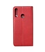 Rood Pasjeshouder Bookcase Hoesje voor de Samsung Galaxy A20s