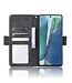 Zwart Pasjeshouder Bookcase Hoesje voor de Samsung Galaxy Note 20