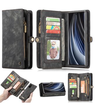 Zwart Portemonnee Bookcase Hoesje Samsung Galaxy Note 20