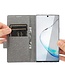 Vili DMK Grijs Bookcase Hoesje voor de Samsung Galaxy Note 20