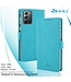 Vili DMK Blauw Bookcase Hoesje voor de Samsung Galaxy Note 20