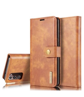 Bruin 2-in-1 Bookcase Hoesje Samsung Galaxy Note 20