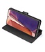 DG.Ming Zwart Wallet Bookcase Hoesje voor de Samsung Galaxy Note 20