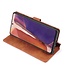 DG.Ming Bruin Wallet Bookcase Hoesje voor de Samsung Galaxy Note 20