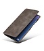 LC.IMEEKE Grijs Bookcase Hoesje voor de Samsung Galaxy Note 20