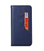 Blauw Pasjeshouder Bookcase Hoesje voor de Samsung Galaxy Note 20