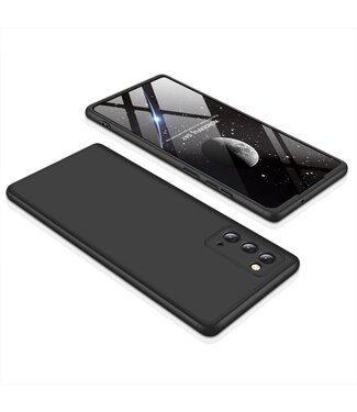 Zwart Mat Hardcase Hoesje Samsung Galaxy Note 20