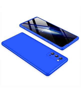 Blauw Mat Hardcase Hoesje Samsung Galaxy Note 20