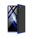 GKK Zwart / Blauw Mat Hardcase Hoesje voor de Samsung Galaxy Note 20