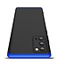 GKK Zwart / Blauw Mat Hardcase Hoesje voor de Samsung Galaxy Note 20