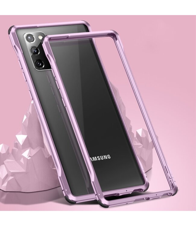 Roze Shockproof Hardcase Hoesje voor de Samsung Galaxy Note 20