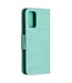 Turquoise Vlinders Bookcase Hoesje voor de Samsung Galaxy Note 20