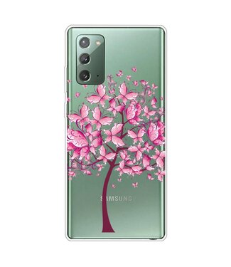Roze Boom TPU Hoesje Samsung Galaxy Note 20