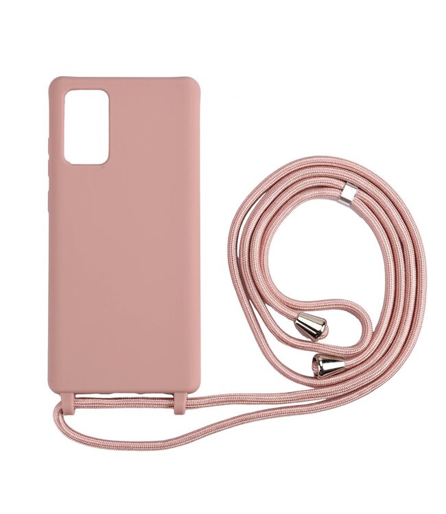 Roze Koord TPU Hoesje voor de Samsung Galaxy Note 20