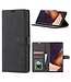 Forwenw Zwart Wallet Bookcase Hoesje voor de Samsung Galaxy Note 20