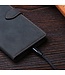 Forwenw Zwart Wallet Bookcase Hoesje voor de Samsung Galaxy Note 20