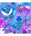 Paars / Blauw Glitter TPU Hoesje voor de Samsung Galaxy Note 20