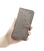 Grijs Mandala Bloem Bookcase Hoesje voor de Samsung Galaxy Note 20