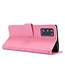 Roze Vlinder Bookcase Hoesje voor de Samsung Galaxy Note 20
