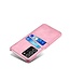 Roze Pasjeshouder Faux Lederen Hoesje voor de Samsung Galaxy Note 20 Ultra