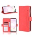 Rood Pasjeshouder Bookcase Hoesje voor de Samsung Galaxy Note 20 Ultra