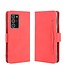 Rood Pasjeshouder Bookcase Hoesje voor de Samsung Galaxy Note 20 Ultra