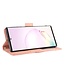 Roze Pasjeshouder Bookcase Hoesje voor de Samsung Galaxy Note 20 Ultra