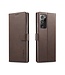 LC.IMEEKE Bruin Wallet Bookcase Hoesje voor de Samsung Galaxy Note 20 Ultra