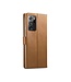 LC.IMEEKE Bruin Wallet Bookcase Hoesje voor de Samsung Galaxy Note 20 Ultra