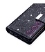 Zwart Glitter Bookcase Hoesje voor de Samsung Galaxy Note 20 Ultra