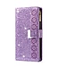 Paars Glitter Bookcase Hoesje voor de Samsung Galaxy Note 20 Ultra