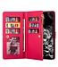 Roze Glitter Bookcase Hoesje voor de Samsung Galaxy Note 20 Ultra
