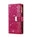 Roze Glitter Bookcase Hoesje voor de Samsung Galaxy Note 20 Ultra