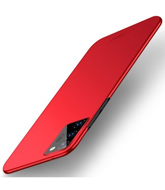 Rood Mat Hardcase Hoesje Samsung Galaxy Note 20 Ultra