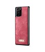 CaseMe Rood Portemonnee Bookcase Hoesje voor de Samsung Galaxy Note 20 Ultra