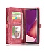 CaseMe Rood Portemonnee Bookcase Hoesje voor de Samsung Galaxy Note 20 Ultra