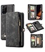 CaseMe Zwart Portemonnee Bookcase Hoesje voor de Samsung Galaxy Note 20 Ultra