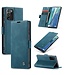 CaseMe Blauw Wallet Bookcase Hoesje voor de Samsung Galaxy Note 20 Ultra