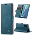 CaseMe Blauw Wallet Bookcase Hoesje voor de Samsung Galaxy Note 20 Ultra