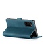 CaseMe Blauw Wallet Bookcase Hoesje voor de Samsung Galaxy Note 20 Ultra