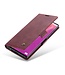 CaseMe Wijnrood Wallet Bookcase Hoesje voor de Samsung Galaxy Note 20 Ultra