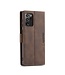 CaseMe Bruin Wallet Bookcase Hoesje voor de Samsung Galaxy Note 20 Ultra