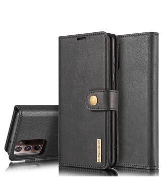 Zwart 2-in-1 Bookcase Hoesje Samsung Galaxy Note 20 Ultra