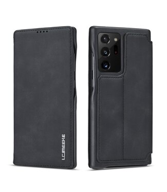 Zwart Pasjeshouder Bookcase Hoesje Samsung Galaxy Note 20 Ultra