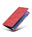 LC.IMEEKE Rood Pasjeshouder Bookcase Hoesje voor de Samsung Galaxy Note 20 Ultra