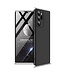 GKK Zwart / Zilver Mat Hardcase Hoesje voor de Samsung Galaxy Note 20 Ultra