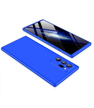 Blauw Mat Hardcase Hoesje Samsung Galaxy Note 20 Ultra