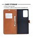 Zwart Jeans Bookcase Hoesje voor de Samsung Galaxy Note 20 Ultra