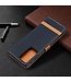 Zwart Jeans Bookcase Hoesje voor de Samsung Galaxy Note 20 Ultra